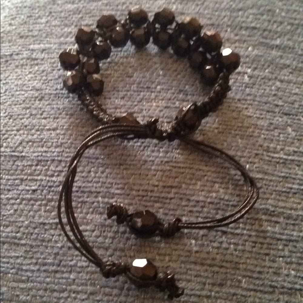 Двойной браслет Шамбола. Spider bracelet.
